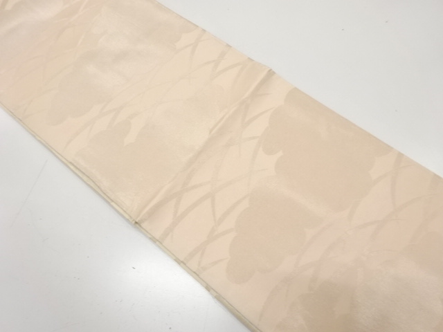 JAPANESE KIMONO / ANTIQUE FUKURO OBI / SILK / REVERSIBLE / WOVEN GRASS